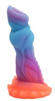 MycoCore Dildo – Organic Mushroom Shaft in Purple-Bordeaux, 21 cm, Segmented Structure & Playful Design
