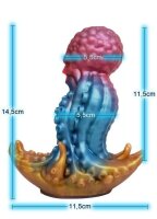 Abyssal Priest Plug – Tentakel-Plug mit Tiefseedesign, 14,5 cm