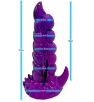Galaxy Beast Claw Dildo – Furchteinflößender Fantasy-Krallen-Dildo in galaktischem Lila, 21 cm