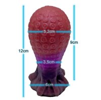 Elder Eye Plug – Tentacle Texture Plug with Suction Detail, 13.5 cm