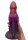 Oblivion Crest Dildo – Organischer Alien-Schaft in Rot-Violett, 22 cm, strukturierte Oberfläche & fantasievolles Sockeldesign