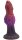 Oblivion Crest Dildo – Organischer Alien-Schaft in Rot-Violett, 22 cm, strukturierte Oberfläche & fantasievolles Sockeldesign