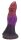 Oblivion Crest Dildo – Organischer Alien-Schaft in Rot-Violett, 22 cm, strukturierte Oberfläche & fantasievolles Sockeldesign