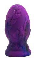 Sylvan Bloom Plug – Violetter Naturreiz mit Blattstruktur, 10 cm, magisch & verspielt
