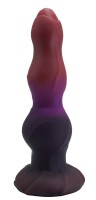 Celestial Wave Dildo – Mystischer Wellen-Dildo in Rot-Violett, 23 cm für intensive Fantasie-Abenteuer