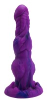 Astral Coil Dildo – Fantasievolles Spiral-Dildo in galaktischem Violett, 25 cm für intensive Erlebnisse