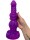 Cosmic Helix Dildo – Spiral-Dildo in strahlendem Violett, 25 cm für intensive Fantasie-Erlebnisse