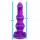 Cosmic Helix Dildo – Spiral-Dildo in strahlendem Violett, 25 cm für intensive Fantasie-Erlebnisse