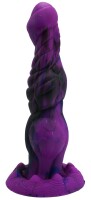 Stellar Wave Dildo – Spiral-Dildo in Magenta mit kosmischen Akzenten, 25 cm für unvergessliche Erlebnisse