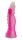 Spiral Bloom Dildo – Weiß-pinker Fantasy-Schaft mit Spiralstruktur, 22 cm, intensives Füllgefühl & stabile Basis