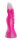 Spiral Bloom Dildo – Weiß-pinker Fantasy-Schaft mit Spiralstruktur, 22 cm, intensives Füllgefühl & stabile Basis