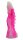 Spiral Bloom Dildo – Weiß-pinker Fantasy-Schaft mit Spiralstruktur, 22 cm, intensives Füllgefühl & stabile Basis