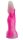 Spiral Bloom Dildo – Weiß-pinker Fantasy-Schaft mit Spiralstruktur, 22 cm, intensives Füllgefühl & stabile Basis