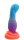 Luma Spire Dildo – Textured Fantasy Shaft in Blue, Purple & Orange, 21 cm, Glows in the Dark & Intense Relief