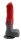 Crimson Bulge Dildo – Glowing Red Fantasy Shaft with Balls Base, 21.5 cm, Realistic Shape & Solid Grip
