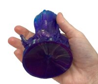 Aurelia Depths Plug – Schillernder Tentakelplug aus der Tiefe, 14 cm, in Blau-Violett-Gold