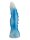 Frostspire Dildo – Ice Blue and White Fantasy Shaft with Textured Surface, 22 cm, Powerful Filling Sensation & Wide Base