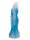 Frostspire Dildo – Ice Blue and White Fantasy Shaft with Textured Surface, 22 cm, Powerful Filling Sensation & Wide Base