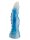 Frostspire Dildo – Ice Blue and White Fantasy Shaft with Textured Surface, 22 cm, Powerful Filling Sensation & Wide Base