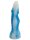 Frostspire Dildo – Ice Blue and White Fantasy Shaft with Textured Surface, 22 cm, Powerful Filling Sensation & Wide Base