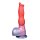 Hellhound Dildo – Roter Fantasy-Schaft mit schwarzer Basis, 21,5 cm, markante Adern & tierische Struktur