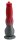 Hellhound Dildo – Roter Fantasy-Schaft mit schwarzer Basis, 21,5 cm, markante Adern & tierische Struktur