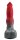 Hellhound Dildo – Roter Fantasy-Schaft mit schwarzer Basis, 21,5 cm, markante Adern & tierische Struktur