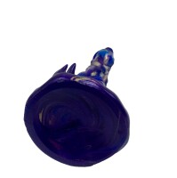 Nebula Flame Dildo – Fantasievolles Dildo in schimmerndem Blau und Gold, 21 cm für galaktische Abenteuer