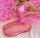 Pink Desire Bodystocking – Pinkfarbener Netz-Body mit Mehrfachträgern & ouvert Schritt, One Size XS–L