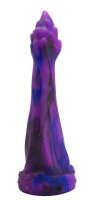 Stellar Bloom Dildo – Organic Alien Bloom in Purple with Galactic Texture, 20 cm