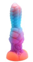 Galactic Fortress Dildo – Schuppiger Leuchtgigant für kosmische Nächte, 23,5 cm