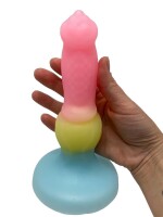 Color Splash Serpent Dildo – Farbexplosion und fantasievolle Form für sinnliche Abenteuer, 17cm