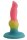 Solar Pop Dildo – Realistic Silicone Shaft in Pink-Yellow-Blue, 17 cm, with Suction Base & Rainbow Gradient