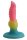 Solar Pop Dildo – Realistic Silicone Shaft in Pink-Yellow-Blue, 17 cm, with Suction Base & Rainbow Gradient