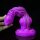 Venom Root Dildo – Organischer Fantasy-Dildo in violett-schwarzer Wurzelform, 24 cm mit knotiger Struktur und tiefen Auswölbungen