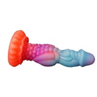 Aurora Nebula Dildo – Reise durch die kosmischen Tiefen, 22 cm, Fantasievolle Textur, Leuchtet im Dunkeln
