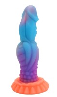 Aurora Nebula Dildo – Reise durch die kosmischen Tiefen, 22 cm, Fantasievolle Textur, Leuchtet im Dunkeln