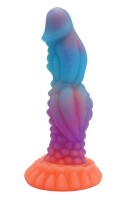 Aurora Nebula Dildo – Reise durch die kosmischen Tiefen, 22 cm, Fantasievolle Textur, Leuchtet im Dunkeln