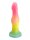 Rainbow Glow Dildo – Farbenfroher Fantasy-Dildo, 18,5 cm, strukturierte Oberfläche & Leuchteffekt