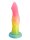 Rainbow Glow Dildo – Farbenfroher Fantasy-Dildo, 18,5 cm, strukturierte Oberfläche & Leuchteffekt