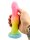 Rainbow Glow Dildo – Farbenfroher Fantasy-Dildo, 18,5 cm, strukturierte Oberfläche & Leuchteffekt