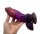Oblivion Claw Dildo – Drachenstruktur mit Krallenfuß & Farbverlauf in Bordeaux-Violett, 19 cm