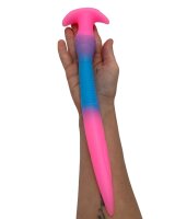 Glowtail Serpent Dildo – Glowing Tentacle Dildo in Pink-Blue with Flexible Design, 28 cm