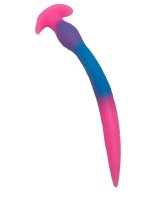 Glowtail Serpent Dildo – Glowing Tentacle Dildo in Pink-Blue with Flexible Design, 28 cm