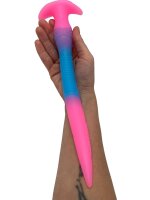 Glowtail Serpent Dildo – Glowing Tentacle Dildo in Pink-Blue with Flexible Design, 28 cm
