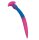 Glowtail Serpent Dildo – Glowing Tentacle Dildo in Pink-Blue with Flexible Design, 28 cm