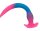 Glowtail Serpent Dildo – Glowing Tentacle Dildo in Pink-Blue with Flexible Design, 28 cm