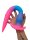Glowblade Serpent Dildo – Glowing Fantasy Dildo in Pink-Blue with Slim Form, 37 cm