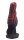 Nebular Serpent Dildo – Compact fantasy tentacle in burgundy-violet-black with shimmering finish, 22 cm, structured premium silicone