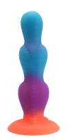 Lunar Beast Dildo – Der wilde Hüter des nächtlichen Himmels, 20 cm, leuchtendes Blau-Violett, kraftvolle Struktur